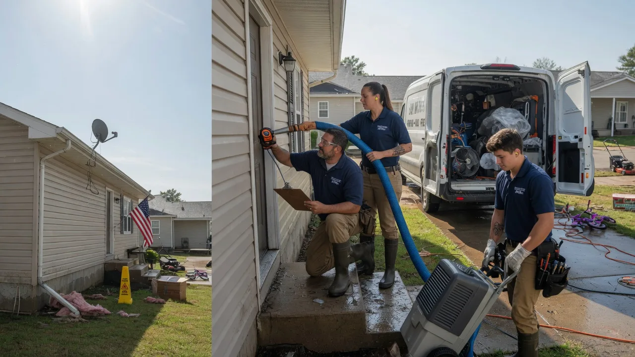 Ceiling Water Damage Restoration in Lyerly, GA near me